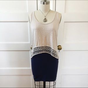 ❌SOLD❌ Ecote Crochet Knit Top