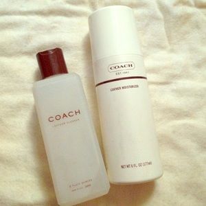 Coach leather cleaner and moisturizer bundle