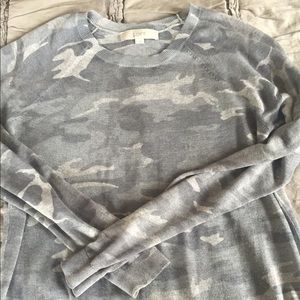 Boxy camo sweater from loft