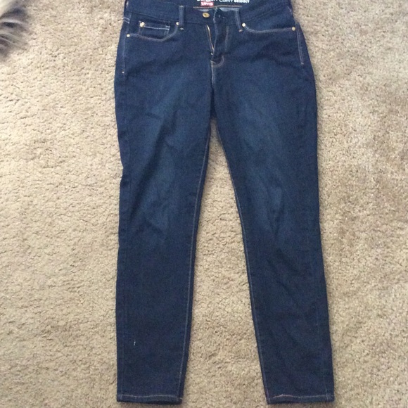 TILL SUNDAY Curvy skinny dark blue jeans