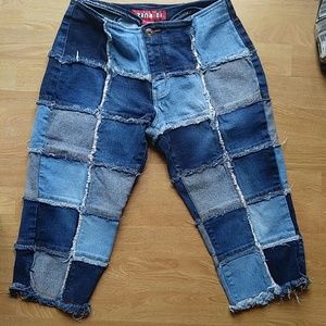 Zana Di patchwork capris