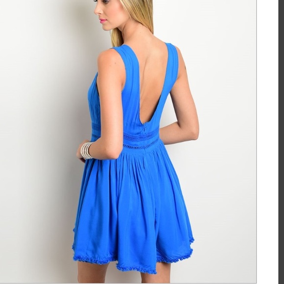 Blue Romper 📍SALE PRICE📍 - Picture 4 of 4