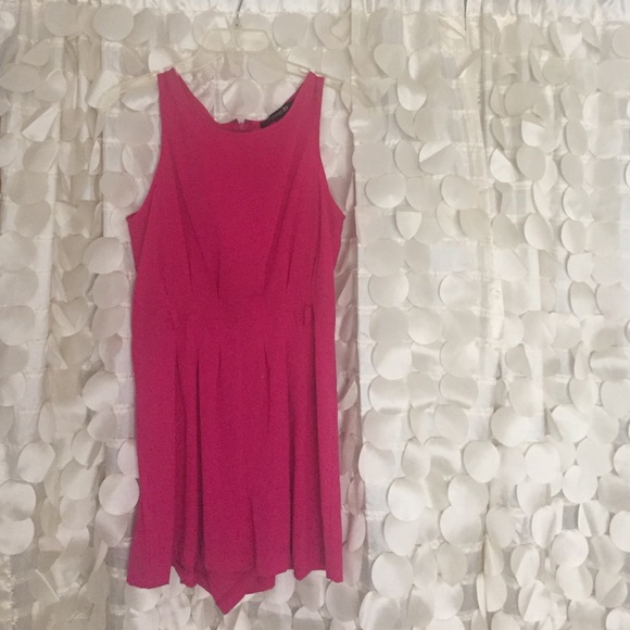 Hot Pink Romper