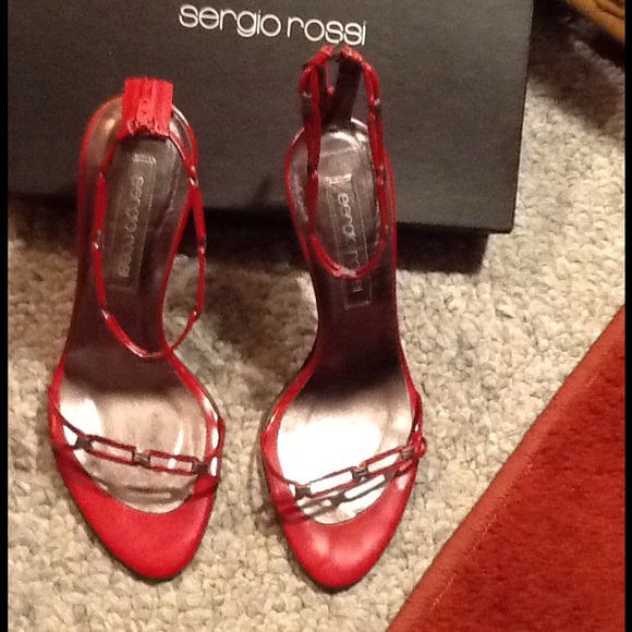 Sergio Rossi Shoes - Sergio Rossi Burgundy  size 8(38)