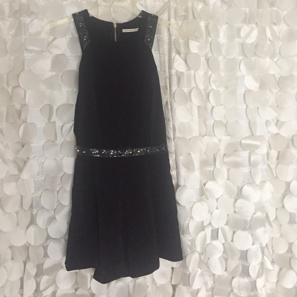 Mustard Seed Black Romper - Picture 1 of 3