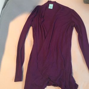 Purple Cardigan!