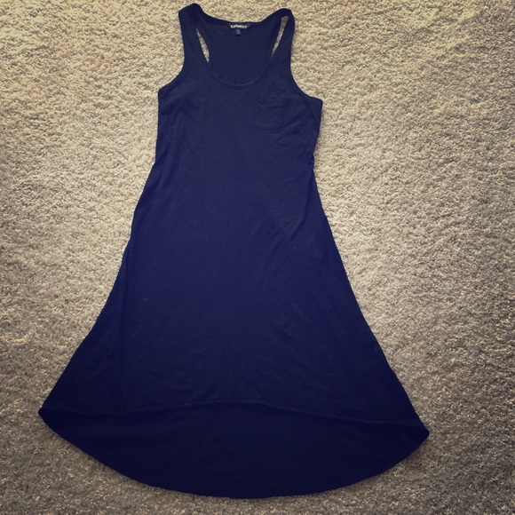 Express racerback high-low tshirt dress
