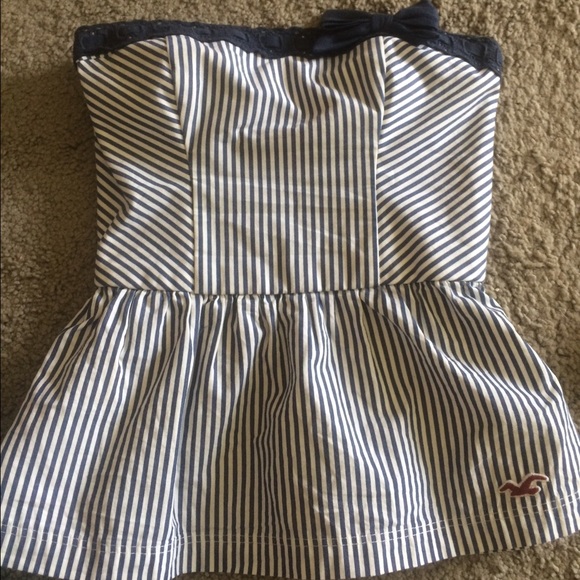 Hollister strapless top
