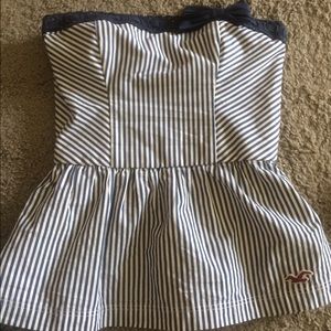 Hollister strapless top