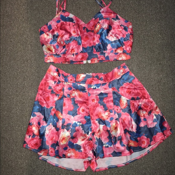 NWOT two piece romper