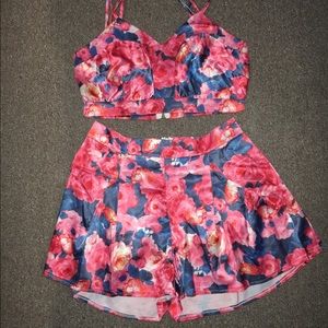 NWOT two piece romper