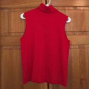 Sleeveless Turtleneck Sweater