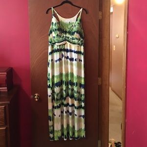 Multicolored maxi dress