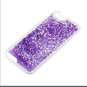 iPhone 6/6s hardshell glitter and stars case