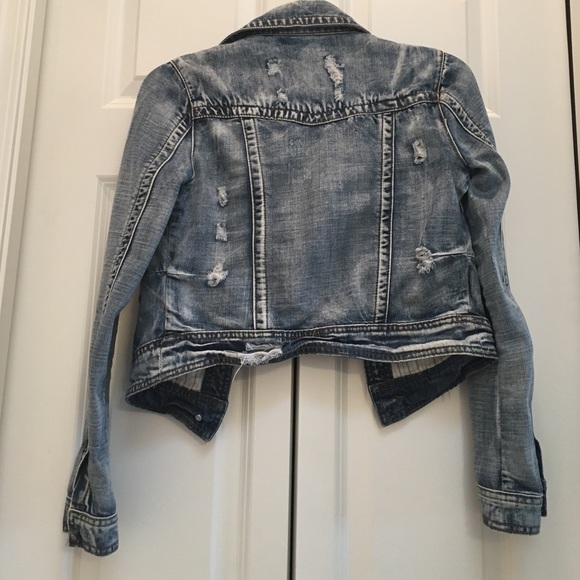 Distressed Denim Jacket - Picture 2 of 3