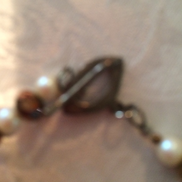 HANDMADE  Sterling  Silver Clasp, Glass Beads - Picture 3 of 3