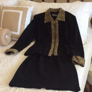 Vintage black/leopard suite