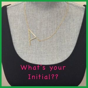 Sideways Initial Monogram Necklaces,NWT & Boxed🎀