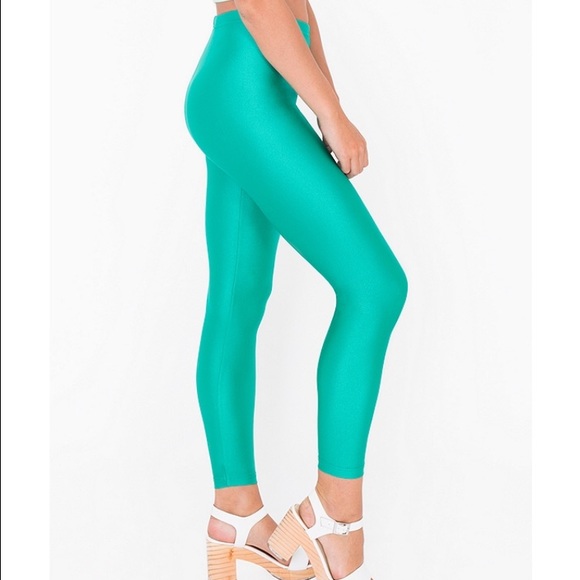 Green leggings