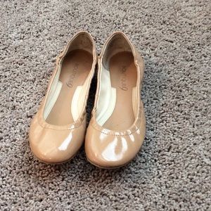 Boutique 9 by Nine West Nude Patent Flats