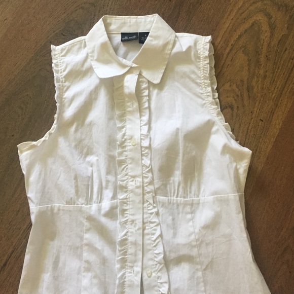 White, button down blouse