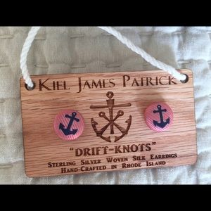 Kiel James Patrick "Drift-Knots" Anchor Earrings