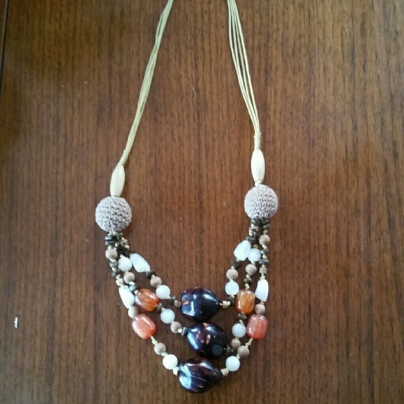 Boho Kukui nut necklace