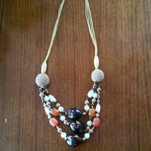 Boho Kukui nut necklace