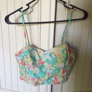 Floral crop top