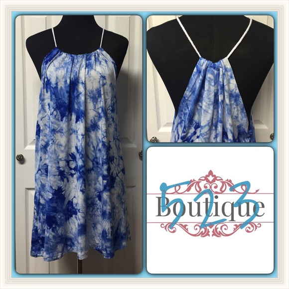 🆕 Tie Dye Beach Cover-up Dress - Picture 3 of 4