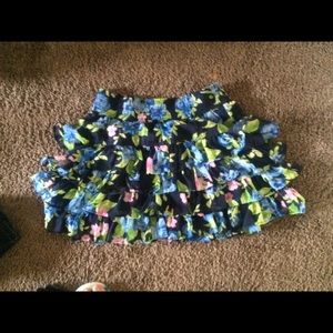 Hollister floral skirt