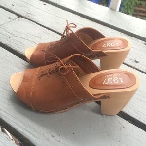 NWOT Leather Madewell Mule