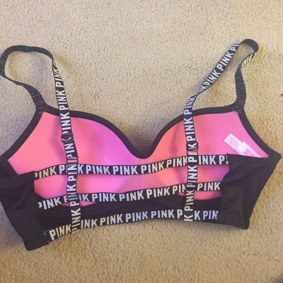 Vs Pink Strappy Bra Top