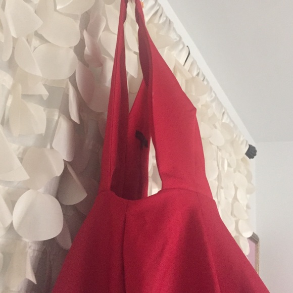 Mini Red Dress - Picture 2 of 3