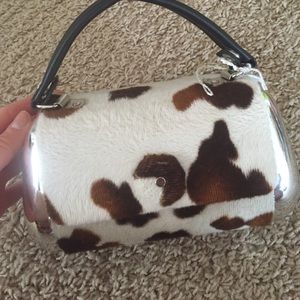 Cowhide clutch