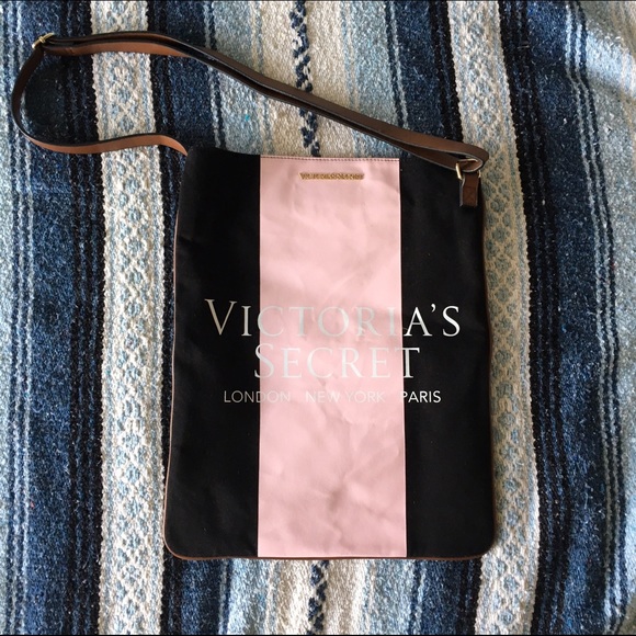 Victoria Secret Striped Beach Bag