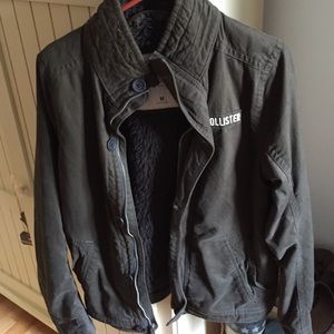 Men's Hollister army green winter coat