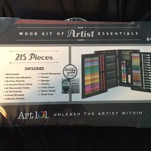 Woodkit of artist essentials