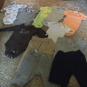 0-3 month boys clothing bundle
