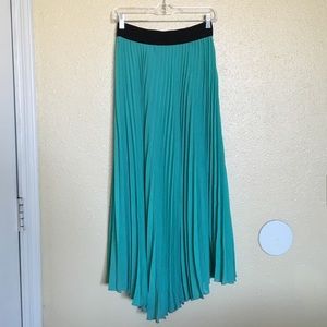 Teal Maxi Skirt