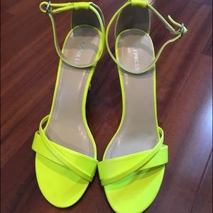 Express strappy heels