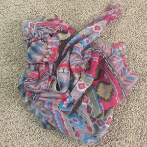 aztec print scarf/shawl