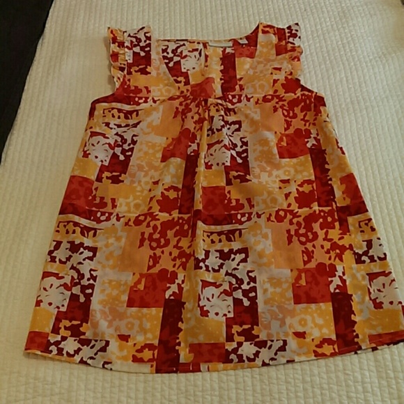 Sleeveless Multicolored Blouse