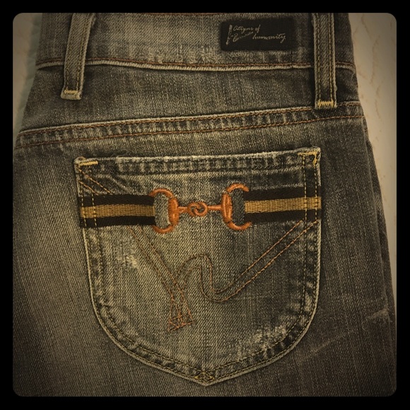 Citizens of Humanity low rise, boot cut jeans