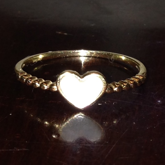 Gold Heart Ring