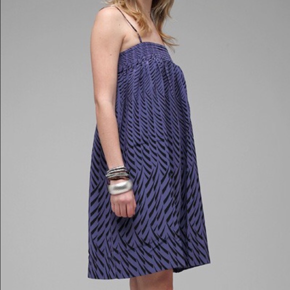 APC madras silk cocktail dress. NWT