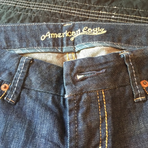 Flared American eagle jeans