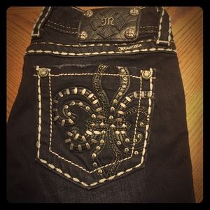 Black Miss Me Jeans (sz 26)