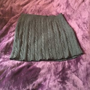 Cable knit skirt from LF.