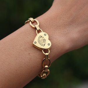 Juicy Couture Turnlock Gold Bracelet